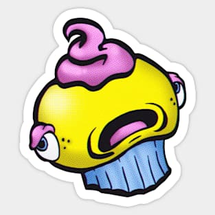 Meh Cupcake Sticker